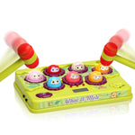 Interactive Pound A Mole Game Light Up Musical Pounding Toy Early Developmental Toys Interesting Gift For Age 2 3 4 5 6 Years Old Kids Boys Girls 2 Soft Hammers Included