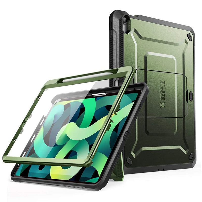 Supcase Unicorn Beetle Pro Series Case Designed For Ipad Air 4 2020 10 9 Inch With Pencil Holder Built In Screen Protector Full Body Rugged Heavy Duty Case Green 1