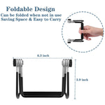 Foldable Tablet Stand Portable Adjustable Multi Angle Metal Holder Cradle Compatible With 9 13 Inch Tablet