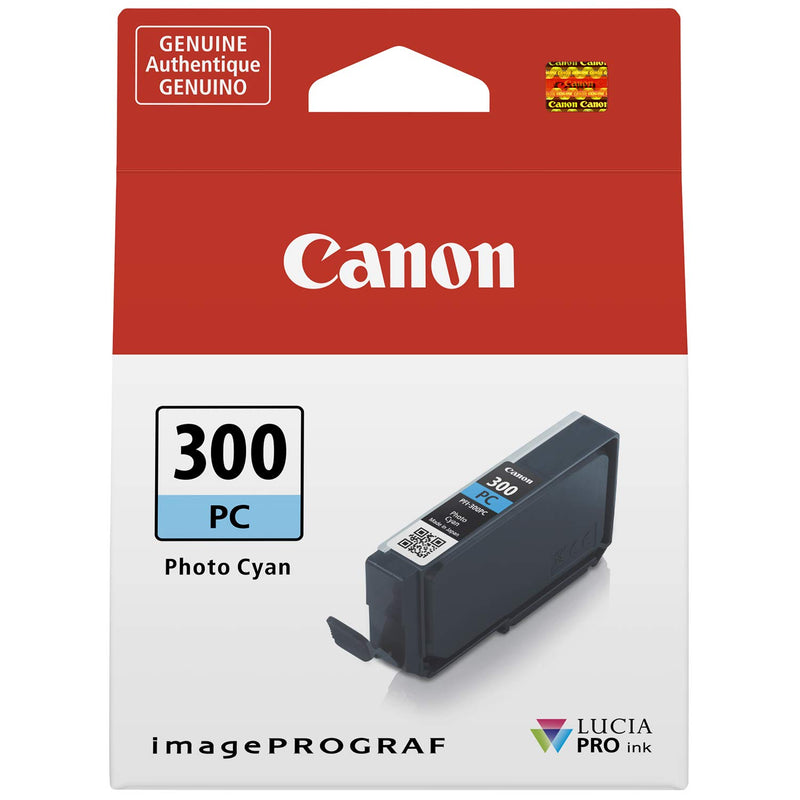 Canon Pfi 300 Lucia Pro Ink Photo Cyan Compatible To Imageprograf Pro 300 Printer Standard 4197C002