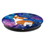 Cute Corgi Wink And Wiggle Butt Space Background Grip And Stand For Phones And Tablets