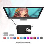 Drawing Tablet Deco Mini7 Pena Tablet With Tilt Function And 8 Shortcut Keys 8192 Levels Pressure Graphics Tablet With Passive Pen