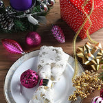 Christmas Ball Ornaments Set With Different Contrast Colors