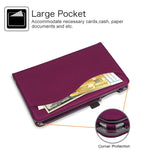 Fintie Case For Samsung Galaxy Tab E 8 0 Corner Protection Multi Angle Viewing Stand Cover With Packet For Galaxy Tab E 32Gb Sm T378 Tab E 8 0 Inch Sm T375 Sm T377 Tablet Purple