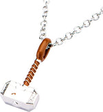 Marvel Comics Thor Hammer Unisex Adult Silver Plated Pendant Necklace