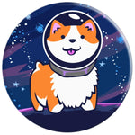 Corgi Dog Astronaut Space Moon Cute Funny Gift Grip And Stand For Phones And Tablets