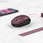 Seenda Wireless Mouse 2 4G Noiseless Mouse With Usb Receiver Portable Computer Mice For Pc Tablet Laptop Red Black