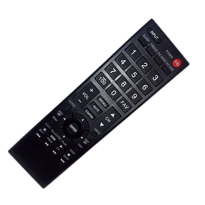 Replaced Remote Control Compatible For Toshiba 40E200U1 19Av600Uz 26C100U1 32Ft2U 40L1400 Led Hdtv Tv