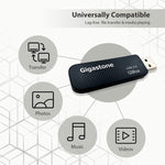 Gigastone V30 128Gb Usb2 0 Flash Drive 2 Pack Capless Retractable Design Pen Drive Carbon Fiber Style Reliable Performance Durable