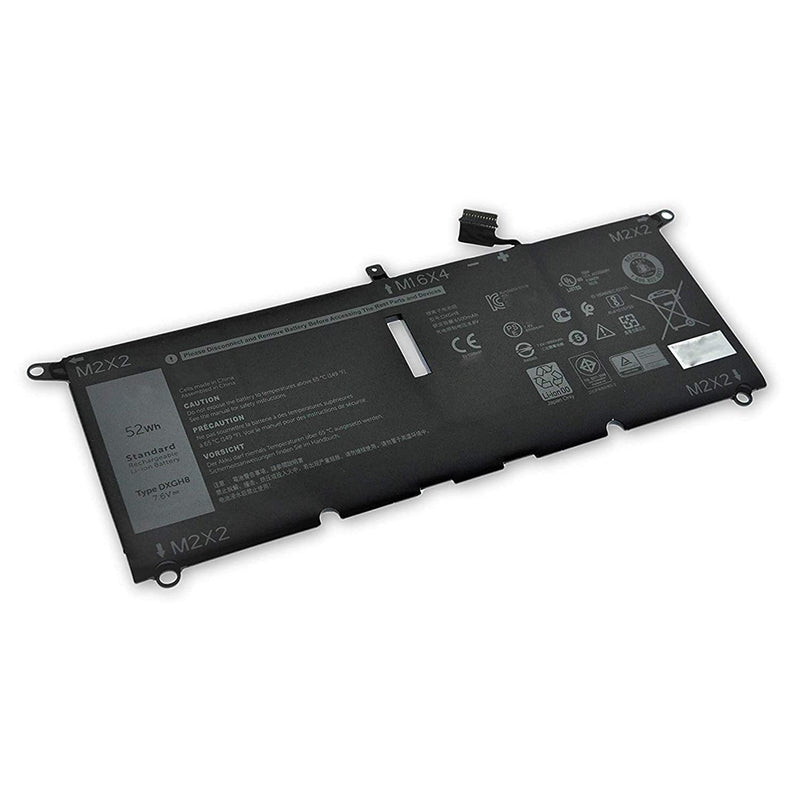 Dxgh8 0H754V Laptop Battery Replacement For Dell Xps 13 9370 Series Dell Xps 13 2018 Series Dell Xps 13 9370 D1605G Series Dell Xps 13 9370 D1605S Series 7 6V 52Wh 1