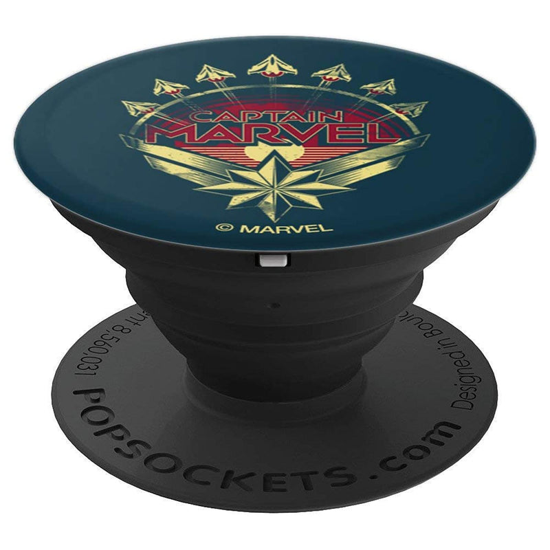 Marvel Captain Marvel Airborne Logo Grip And Stand For Phones And Tablets