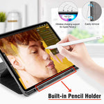 Ipad Pro 12 9 Case 2020 7 Viewing Angles Magnetic Stand Apple Pencil Holder Support 2Nd Gen Pencil Charging Auto Wake Sleep Protective Cover For Ipad Pro 12 9 Inch 4Th 3Rd Gen Black