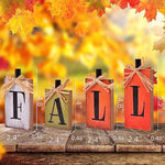 4 Pcs Rustic Thanksgiving Farmhouse Home Decor Signs