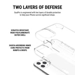Incipio Dualpro Dual Layer Case For Apple Iphone 11 Pro Max With Flexible Shock Absorbing Drop Protection Clear