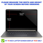2Pc Pack 15 6 Inch Blue Light Blocking Laptop Screen Protector Blue Light Filter For Notebook Computer Screen 15 6 Display 16 9