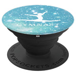 Gymnastics Blue Galaxy Girls Gymnast Gift Grip And Stand For Phones And Tablets