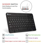 Fintie Keyboard Case For Samsung Galaxy Tab A 10 5 2018 Model Sm T590 T595 T597 Slim Shell Lightweight Stand Cover With Detachable Wireless Bluetooth Keyboard Black