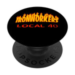 Union Ironworkers Local 40 Flames New York Ny Grip And Stand For Phones And Tablets