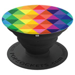 Popup Finger Grip Kickstand Rainbow Phone Stand Grip And Stand For Phones And Tablets