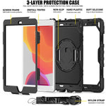 New Case For Ipad 8 10 2 2020 Fansong Case Cover For Ipad 8Th Generation 2020 Ipad 7Th Generation 2019 With Rotatable Kickstand Stylus Pencil Holder Full Body Protective Rugged