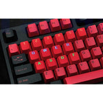 Rubber Gaming Backlit Keycaps Set For Cherry Mx Mechanical Keyboards Compatible Oem Include Key Puller Red