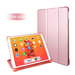 Caseops Trifold Ipad Folding Cover With Protective Back And Pen Holder Pink