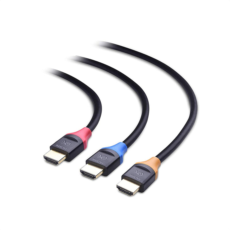Cable Matters 3 Pack High Speed Hdmi To Hdmi Cable 3 Feet With Hdr And 4K Resolution Support