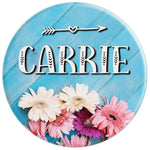Carrie Flowers Gift Rose Pink Blue Black Barnboard Carrie Grip And Stand For Phones And Tablets