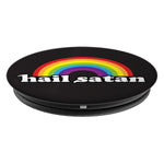 Hail Satan Funny Parody Sarcastic Rainbow Grip And Stand For Phones And Tablets