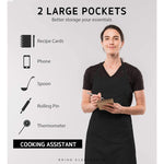 12 Pack Bib Apron Adjustable Waterdrop Resistant With 2 Pockets Cooking Kitchen Apron For Women Men Chef Bbq Drawing Apron Bulk Black