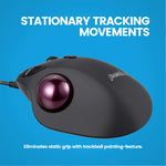 Perixx Perimice 517 Wired Trackball Usb Mouse 7 Button Design Build In 1 34 Inch Trackball With Pointing Feature 1