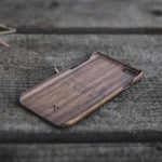 Woodcessories Ecocase Slim Series Iphone 6 Plus 6S Plus Case Cover Protection Made Of Real Sustainable Wood Premium Design Walnut