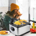 Electric Deep Fryer With Timer