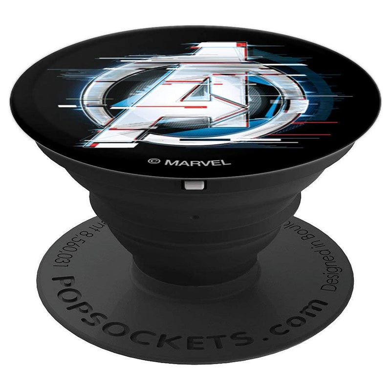 Marvel Avengers Endgame Logo Silver Speed Grip And Stand For Phones And Tablets