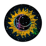 Celestial Sunflower Moon Witchy Space Night Sky Starry Grip And Stand For Phones And Tablets