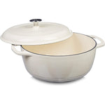 Cast Iron Covered Dutch Oven Enamled