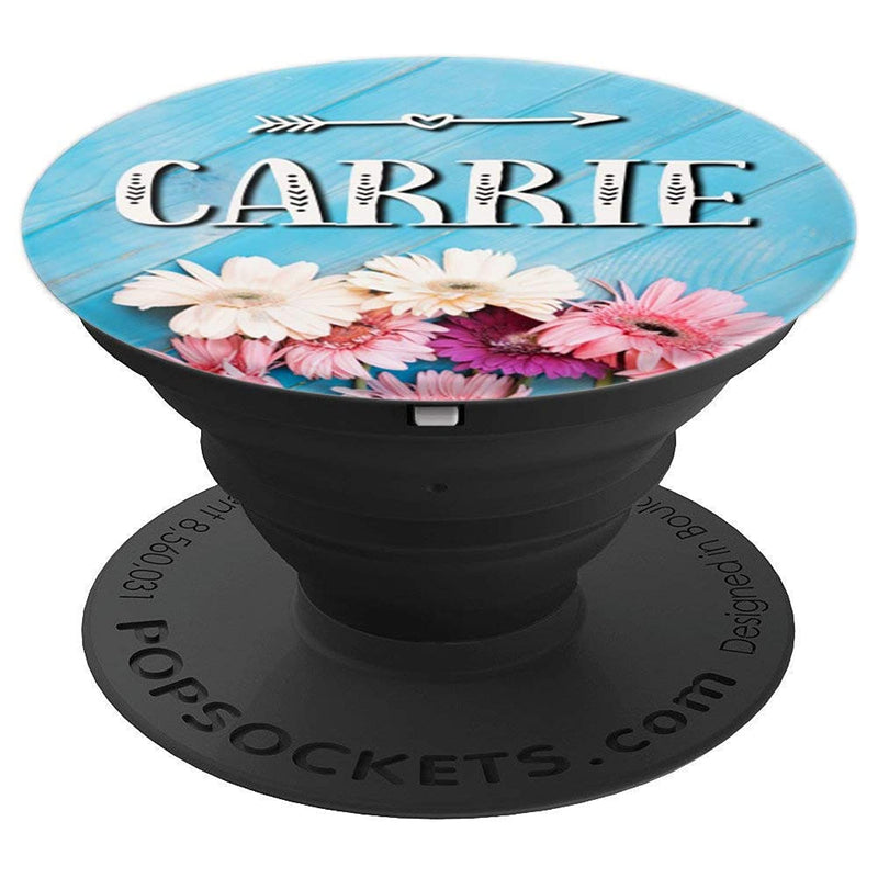 Carrie Flowers Gift Rose Pink Blue Black Barnboard Carrie Grip And Stand For Phones And Tablets