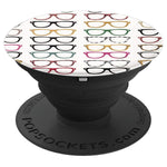 Colorful Eyeglasses For Optometrists Or Eye Assistants Grip And Stand For Phones And Tablets