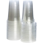 Crystal Clear Plastic Cups With Lids