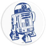 Star Wars Blue Hue R2 D2 Portrait Grip And Stand For Phones And Tablets