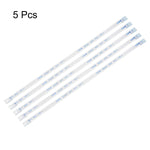 Uxcell Flexible Flat Cable 7 Pins 0 5Mm Pitch 150Mm Fpc Ffc Flexible Ribbon Cable For Lcd Tv Car Audio Dvd Player Laptop 5Pcs A Type