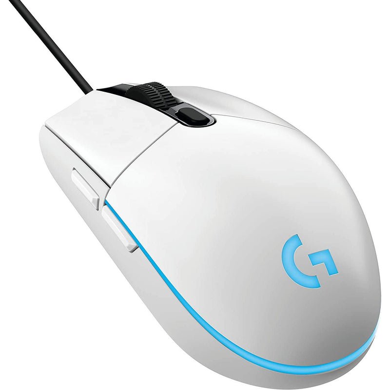 Logitech G203 Lightsync Wired Gaming Mouse White