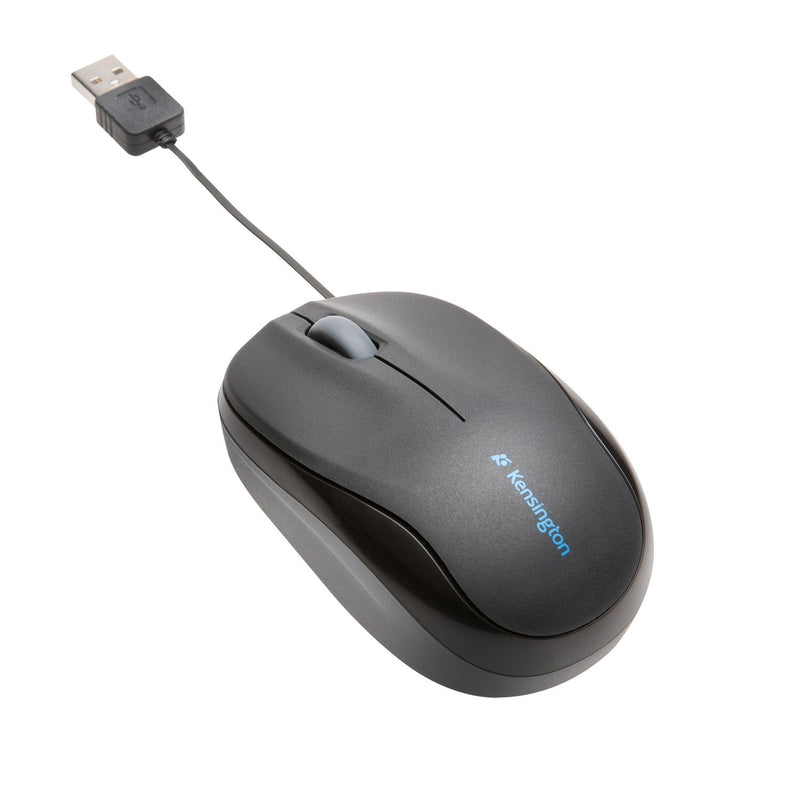 Kensington Pro Fit Retractable Mobile Mouse For Mac Or Pc Black