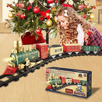 Train Set Electric Train Sets For Boys Toddlers Classical Train Toys Battery Powered Locomotive Engine With Sound And Lights