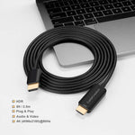 Active Dp To Hdmi Cable 4K 60Hz Hdr Cablecreation 8Ft Unidirectional Displayport To Hdmi Monitor Cable Dp 1 4 To Hdmi 2 0 Support 4K Uhd A V Sync Eyefinity Multi Display
