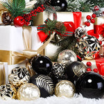 Colored Shatterproof Plastic Decorative Baubles For Xmas