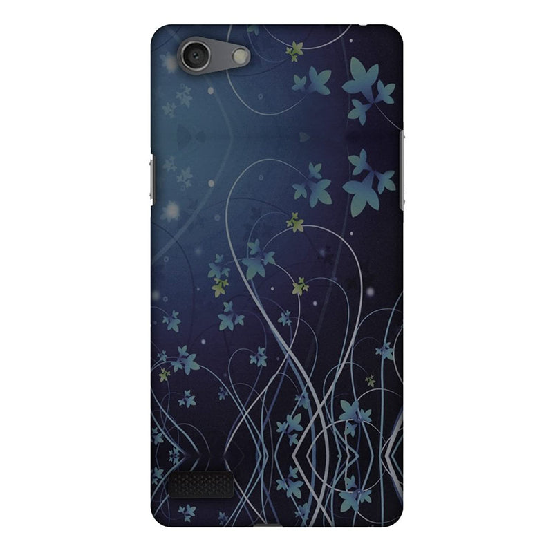 Amzer Slim Fit Handcrafted Designer Printed Hard Shell Case Back Cover For Oppo Neo 7 Midnight Lily