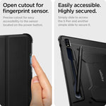 Spigen Rugged Armor Pro Designed For Galaxy Tab S7 Case With S Pen Holder 2020 Black