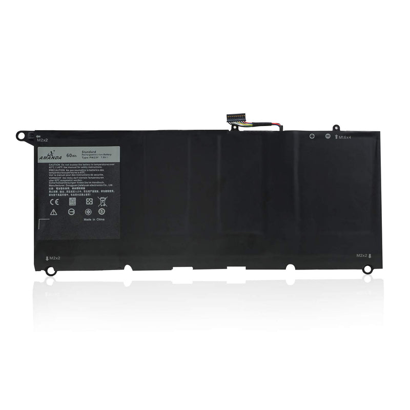 Amanda Pw23Y Battery 7 6V 60Wh Replacement For Dell Xps 13 9360 13 9360 D1605G Series Laptop Tp1Gt 0Tp1Gt Rnp72 0Rnp72