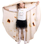 Giant Funny Realistic Food Throw Blanket
